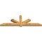 Ekena Millwork Kennewick Rough Sawn Timber Gable Bracket, Western Red Cedar, 108"W x 36"H x 6"D x 6"F, 8/12 Pitch GBW108X36X0606KEN00RWR - alternate 2